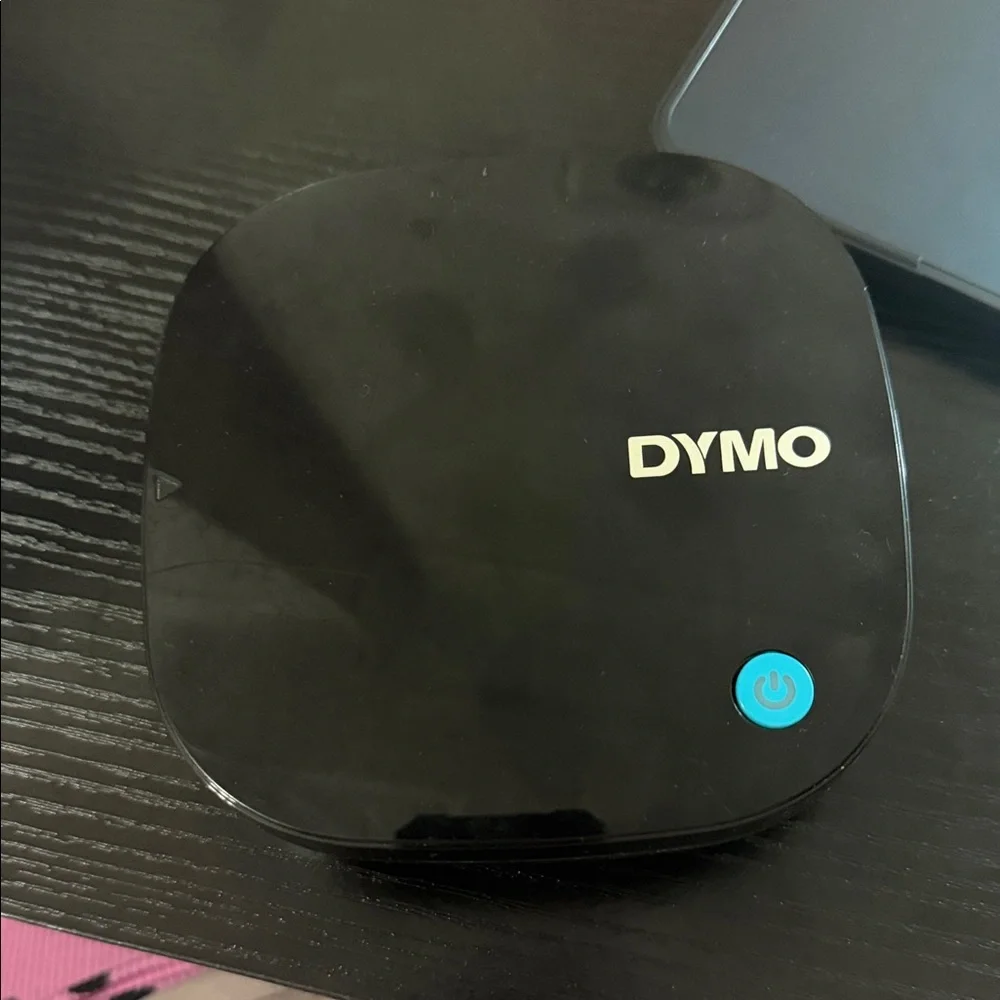 DYMO Black Label Maker with Blue Button